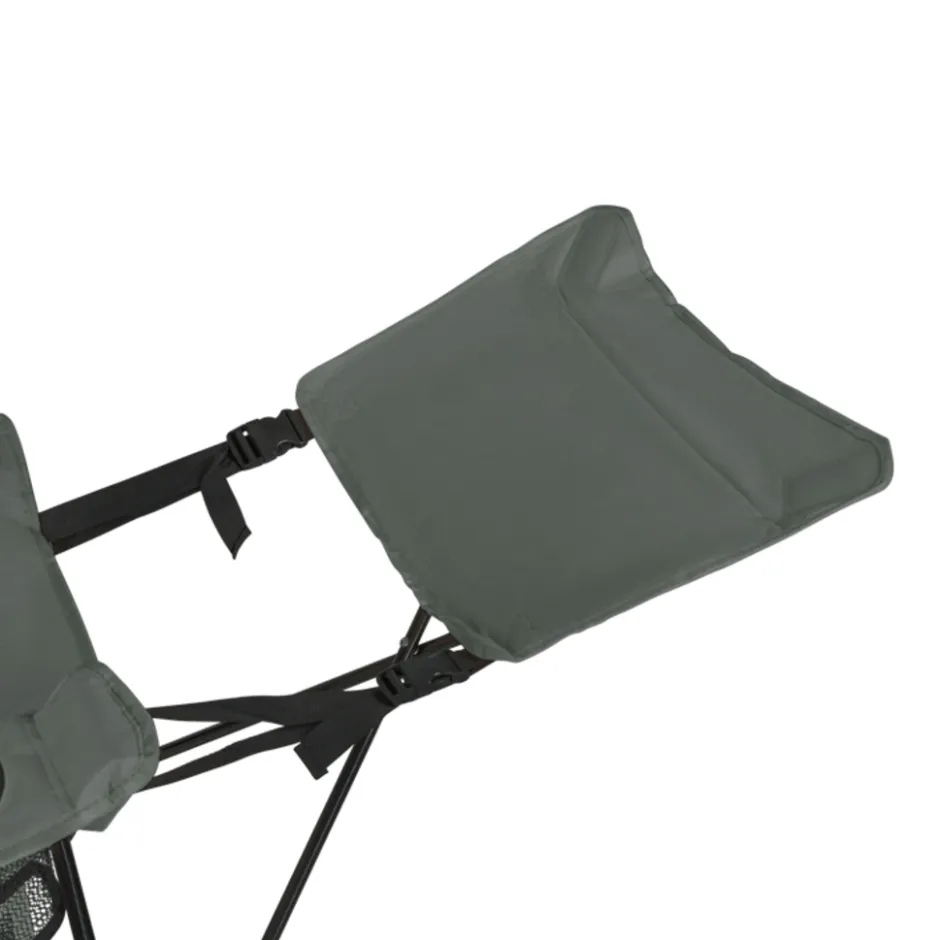 VirtuFit Opvouwbare Camping Stoel met Voetsteun< Buiten En Vrije Tijd