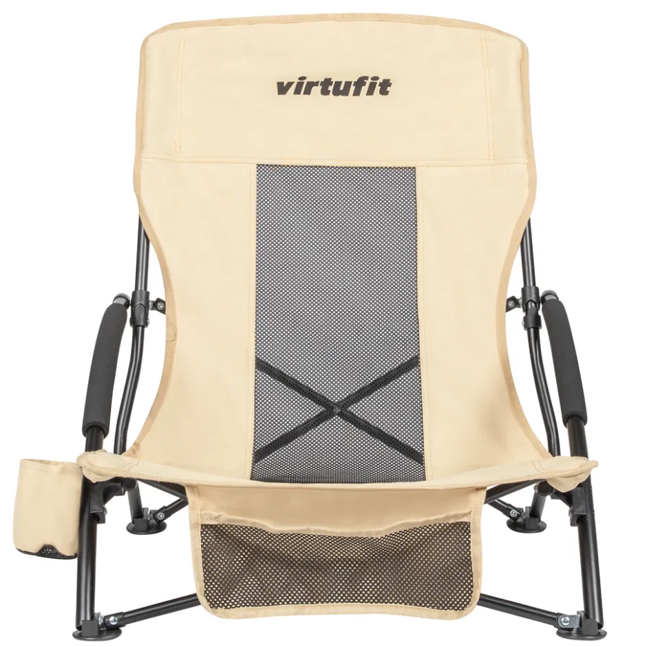 VirtuFit Opvouwbare Strandstoel< Buiten En Vrije Tijd