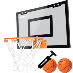 VirtuFit Pro Mini Basketbalbord met 2 Ballen en Pomp< Basketballen