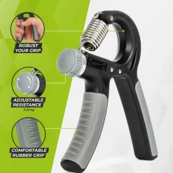 VirtuFit Verstelbare Handknijper Knijphalter< Fitnessmaterialen