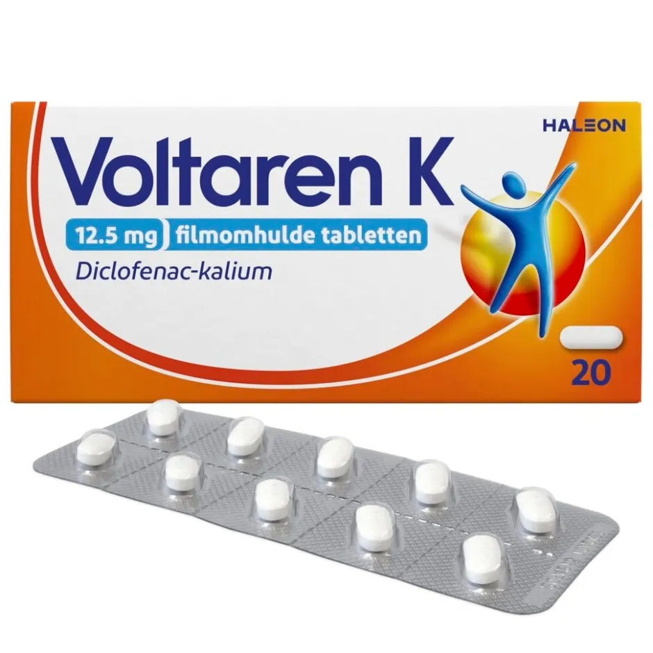 Voltaren K 12,5mg Diclofenac-Kalium Filmomhulde Tabletten< Pijn