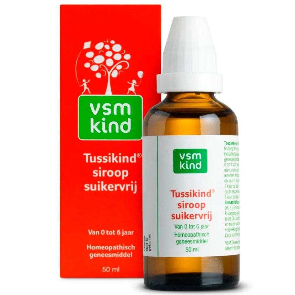 VSM Tussikind Siroop Suikervrij< Natuurlijke Zelfzorgmiddelen