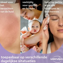 Waterwipes Soothing Clean Babydoekjes< Billendoekjes