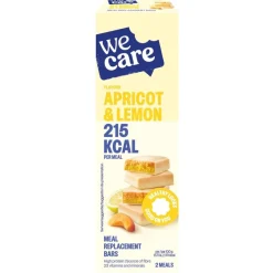 WeCare Apricot & Lemon Meal Replacement Bars< Maaltijdvervangers|Maaltijdrepen, Drinkmaaltijden