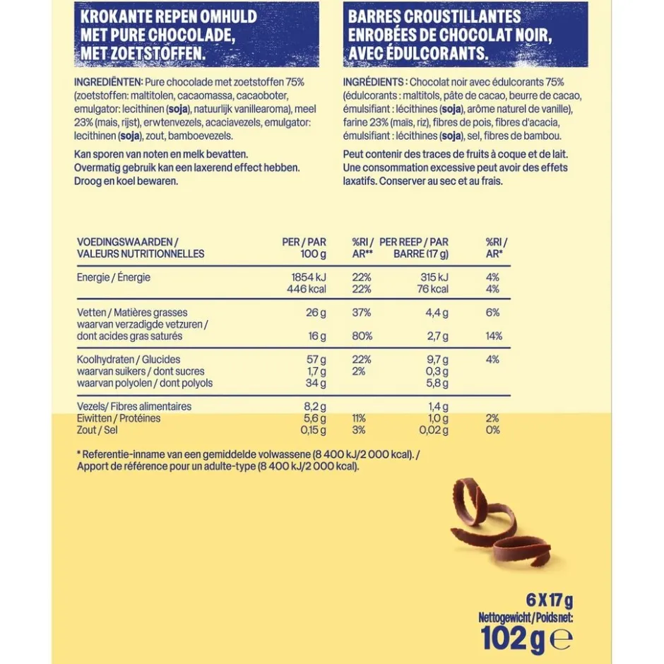 Crunchy Dark Choco Bars|WeCare Clearance