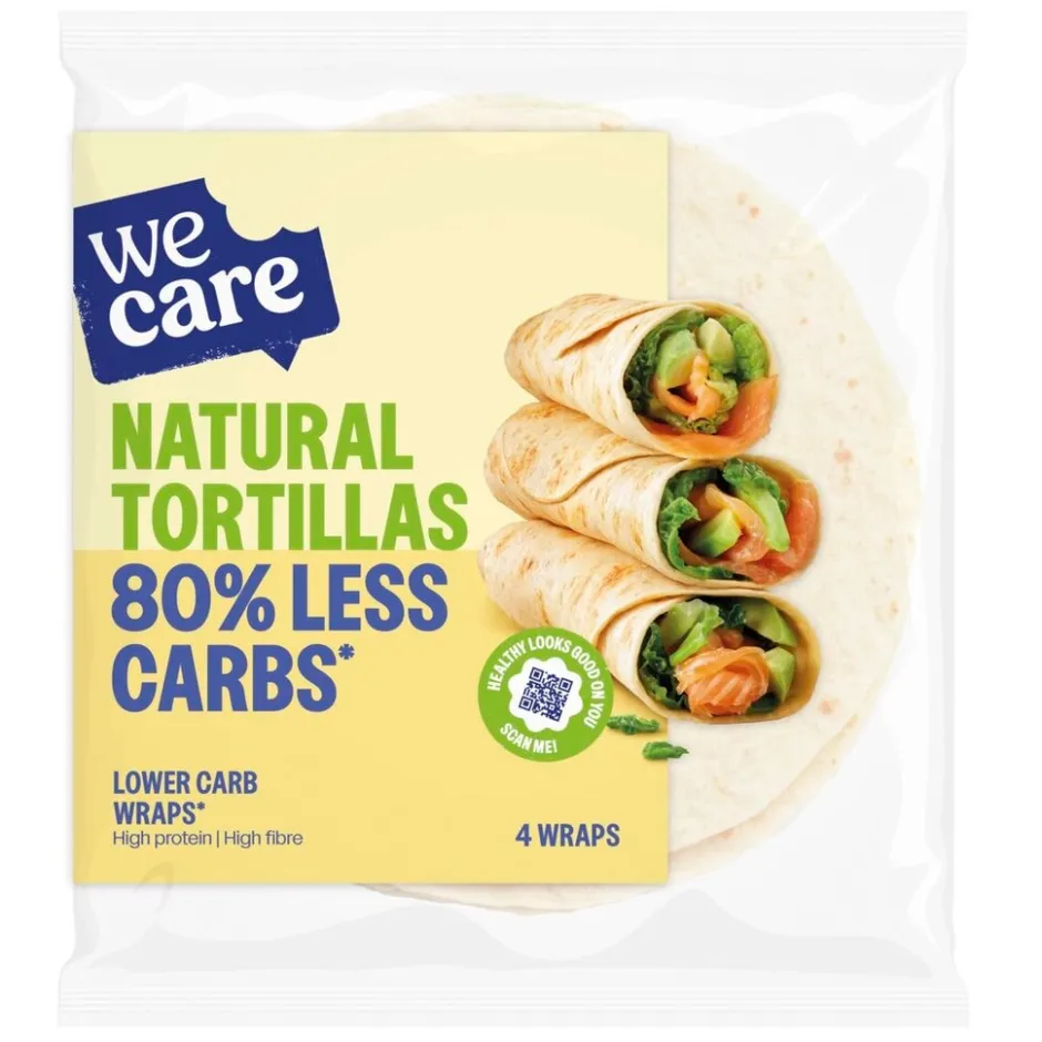Natural Tortillas Lower Carb Wraps|WeCare Clearance