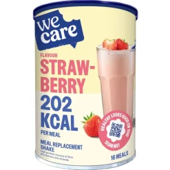 WeCare Strawberry Meal Replacement Shake< Maaltijdvervangers
