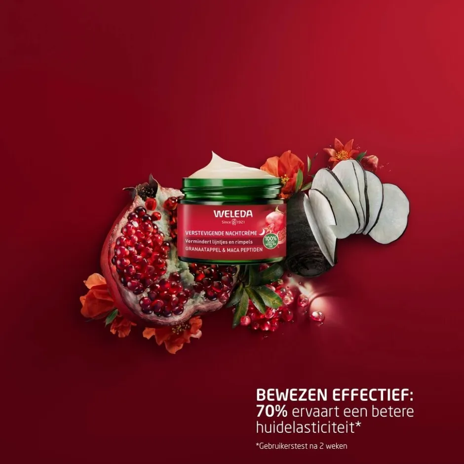 Granaatappel & Maca Verstevigende Nachtcrème|Weleda Discount