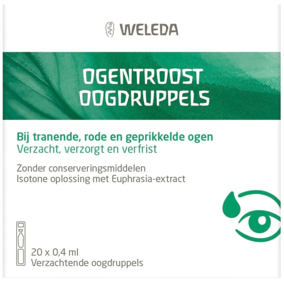 Weleda Ogentroost Oogdruppels Ampullen< Oogdruppels