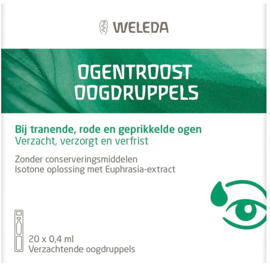 Weleda Ogentroost Oogdruppels Ampullen< Oogdruppels
