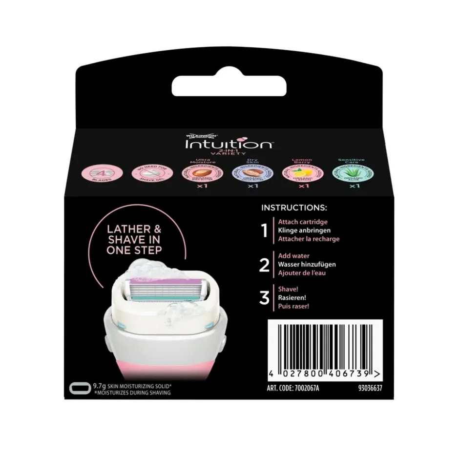 Wilkinson Intuition 2-in-1 Variety Navulmesjes|Wilkinson Sword Clearance