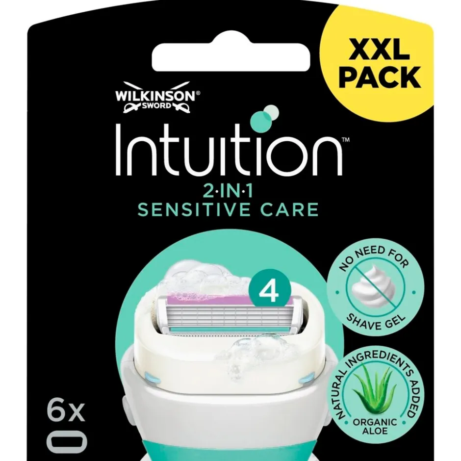 Wilkinson Sword Intuition 2-in-1 Sensitive Navulmesjes<Heren Scheermesjes