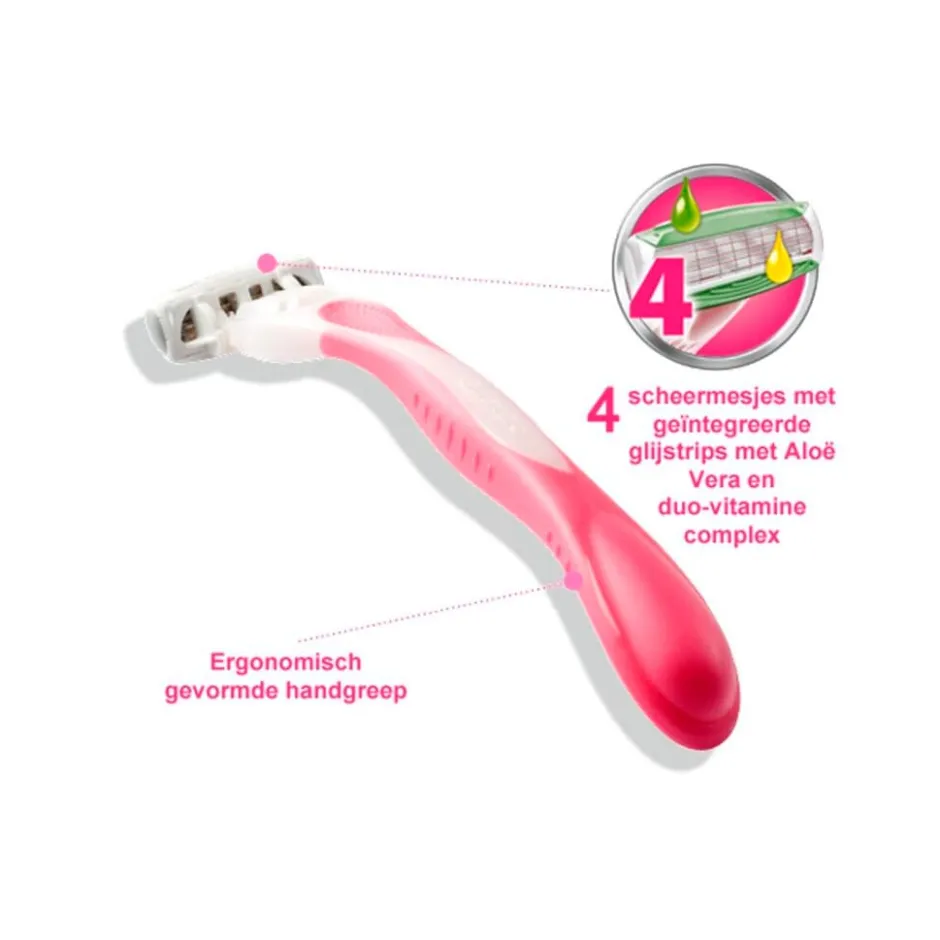 Quattro Smooth Sensitive Wegwerpscheermesjes|Wilkinson Sword Best