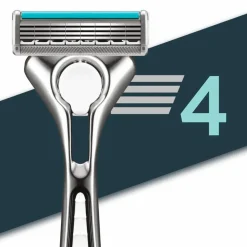 Wilkinson Sword Quattro Titanium Sensitive Limited Edition Navulmesjes<Heren Scheermesjes