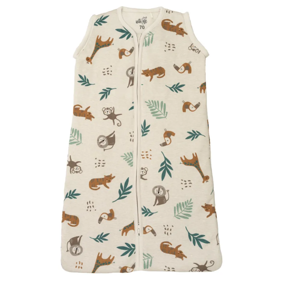 With Love Jersey Animals Winter Slaapzak< Babyslaapzakken