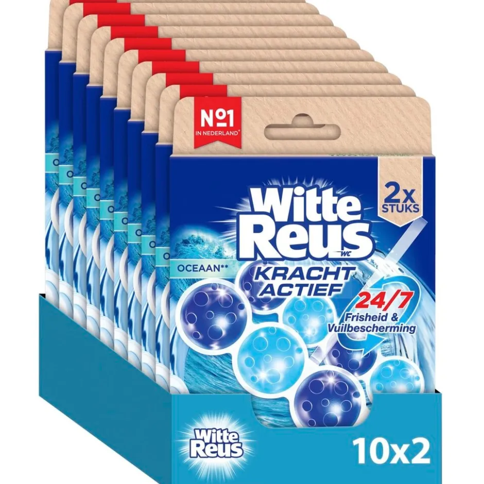 Witte Reus Kracht Actief Oceaan Toiletblok< Toiletblokken