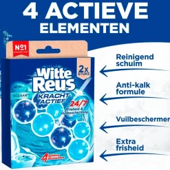 Witte Reus Kracht Actief Oceaan Toiletblok< Toiletblokken