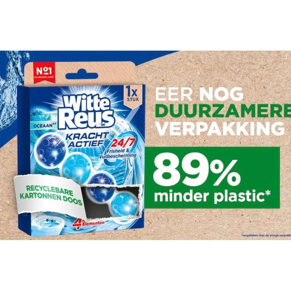 Kracht-Actief Oceaan Toiletblok|Witte Reus New