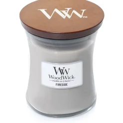 Woodwick geurkaarsen Fireside< Woonaccessoires
