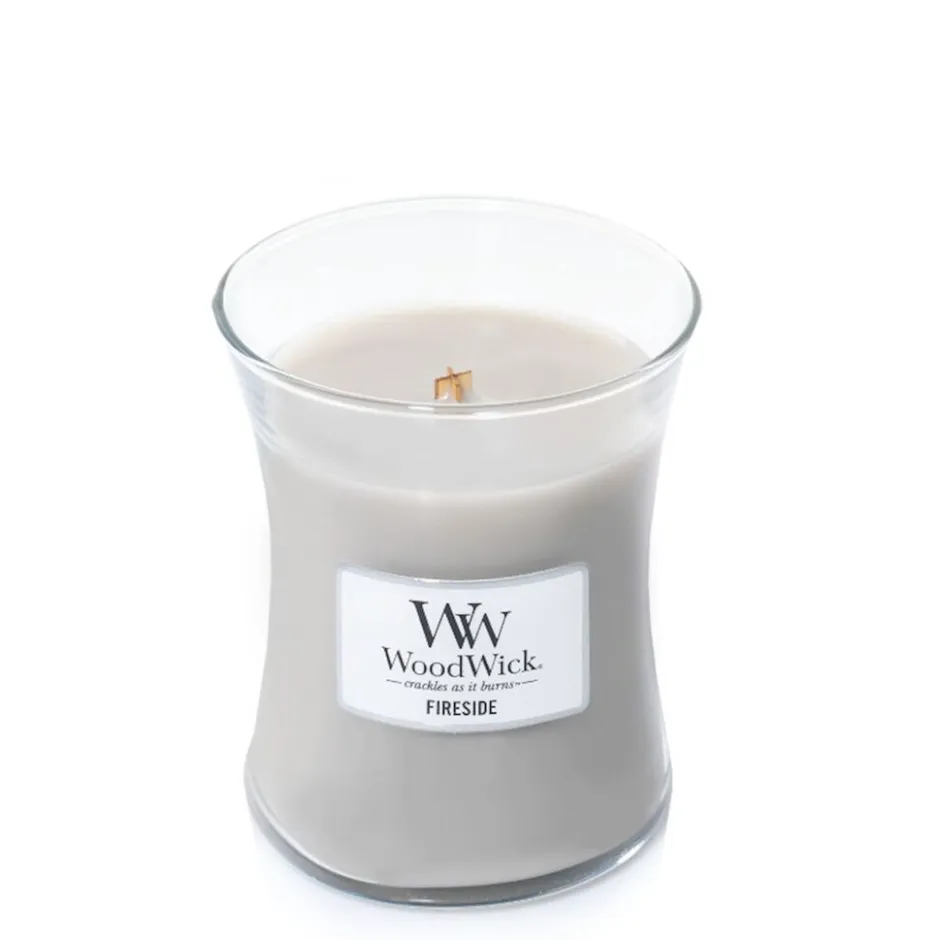 Woodwick geurkaarsen Fireside< Woonaccessoires