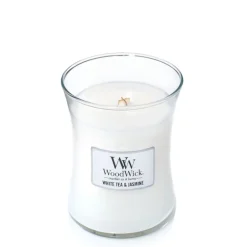 geurkaarsen White Tea & Jasmine|Woodwick Sale
