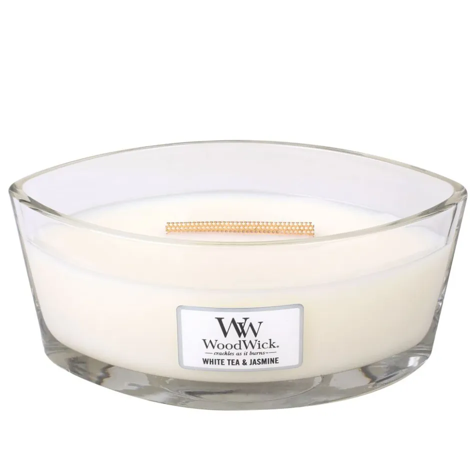 geurkaarsen White Tea & Jasmine|Woodwick Sale