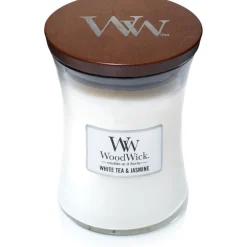 geurkaarsen White Tea & Jasmine|Woodwick Sale