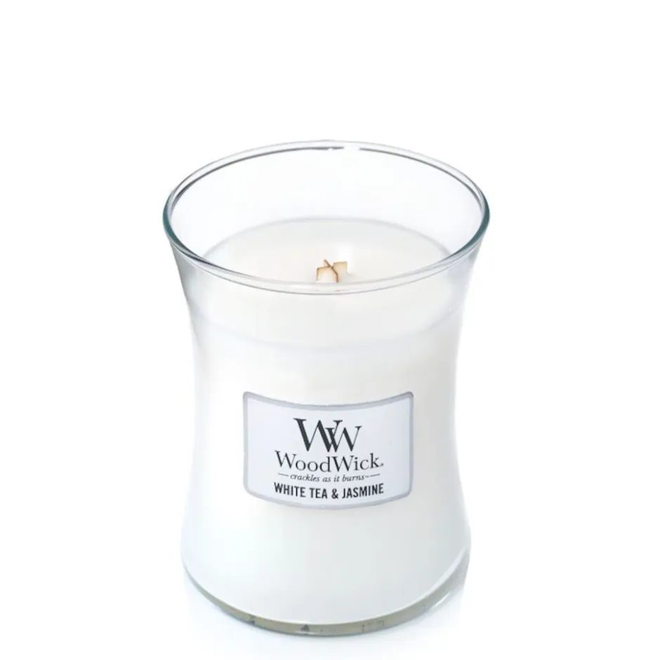 geurkaarsen White Tea & Jasmine|Woodwick Online