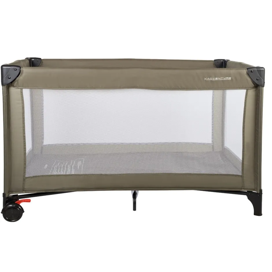 X Adventure Campingbedje / Reisbed Twist Groen Inclusief Transporttas< Campingbedjes
