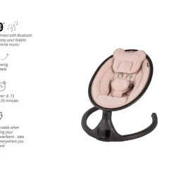 X Adventure Elektrische Wipstoel Rocco Teddy< Wipstoeltjes
