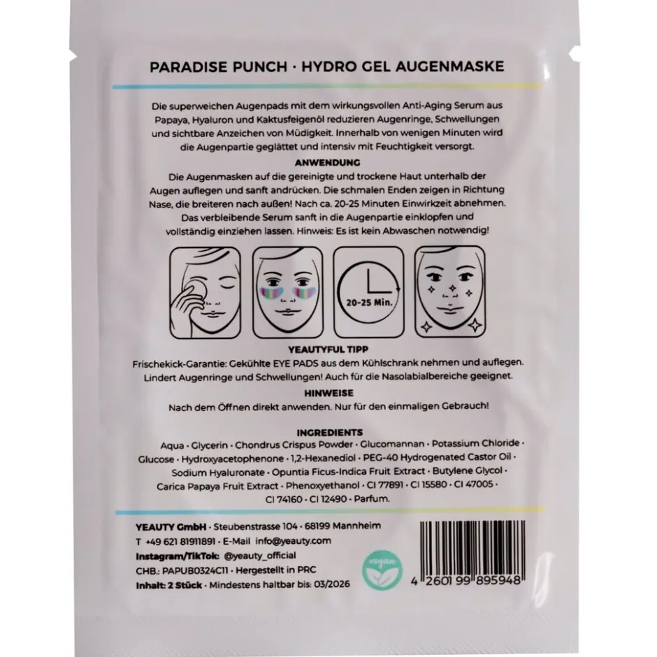 Paradise Punch Eye Pad Mask|Yeauty Hot