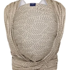 Be Close Beige Leaves Multifunctionele Draagdoek|Zaffiro Sale