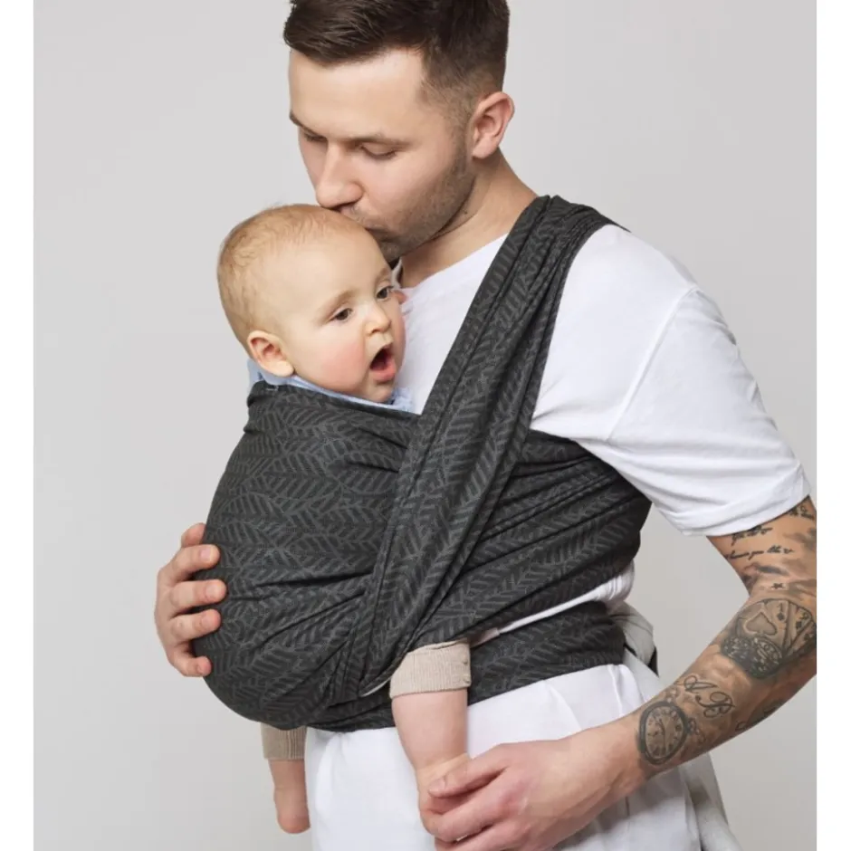 Be Close Beige Leaves Multifunctionele Draagdoek|Zaffiro Sale