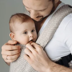 City Beige Leaves Ergonomische Draagzak|Zaffiro Outlet