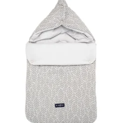 Zaffiro Grey Leaves Basic 5-in-1 Voetenzak< Kinderwagenaccessoires