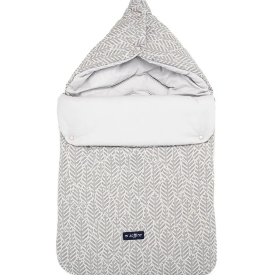 Zaffiro Grey Leaves Basic 5-in-1 Voetenzak< Kinderwagenaccessoires