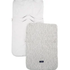 Zaffiro Grey Leaves Basic 5-in-1 Voetenzak< Kinderwagenaccessoires