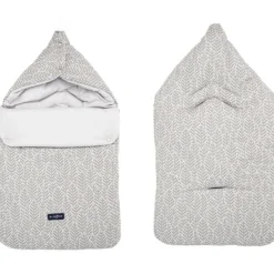 Zaffiro Grey Leaves Basic 5-in-1 Voetenzak< Kinderwagenaccessoires