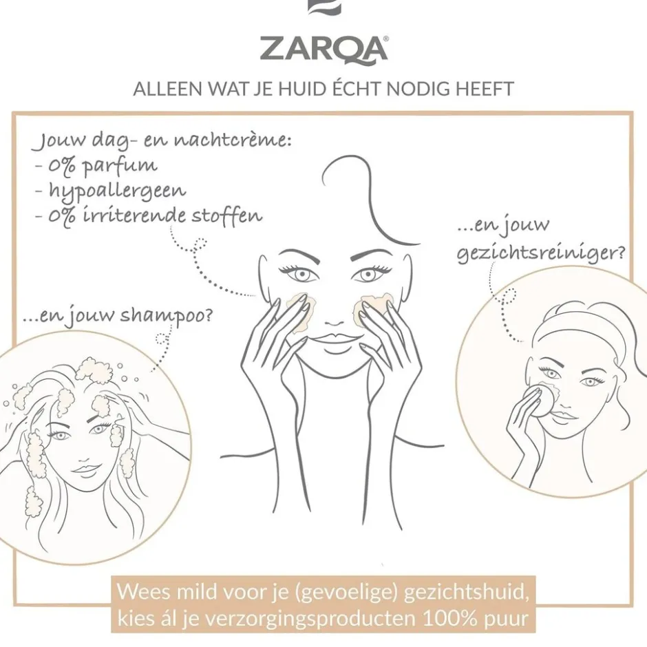 Zarqa Sensitive Dry Skin Cream< Bodycremes