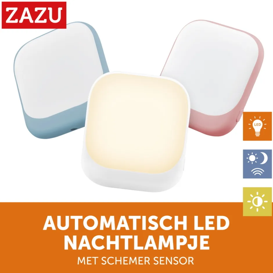 Zazu Blauw Automatisch Led Nachtlampje< Baby Elektronica|Nachtlampjes En Projectoren