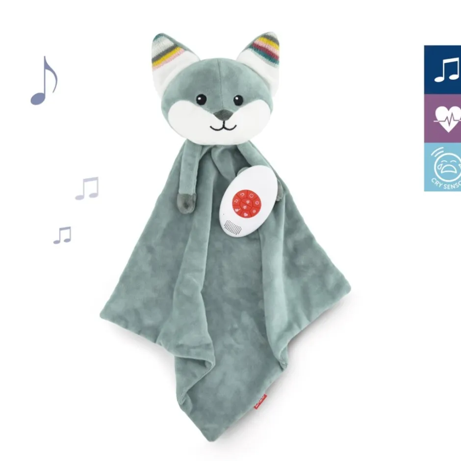 Zazu Felix de Vos Heartbeat Knuffeldoekje< Grijp- En Bijtspeelgoed|Interactief Speelgoed