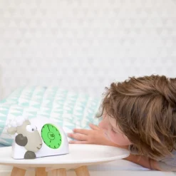 Zazu Sam Schaap Taupe Kinderwekker en Slaaptrainer< Slaaptrainers