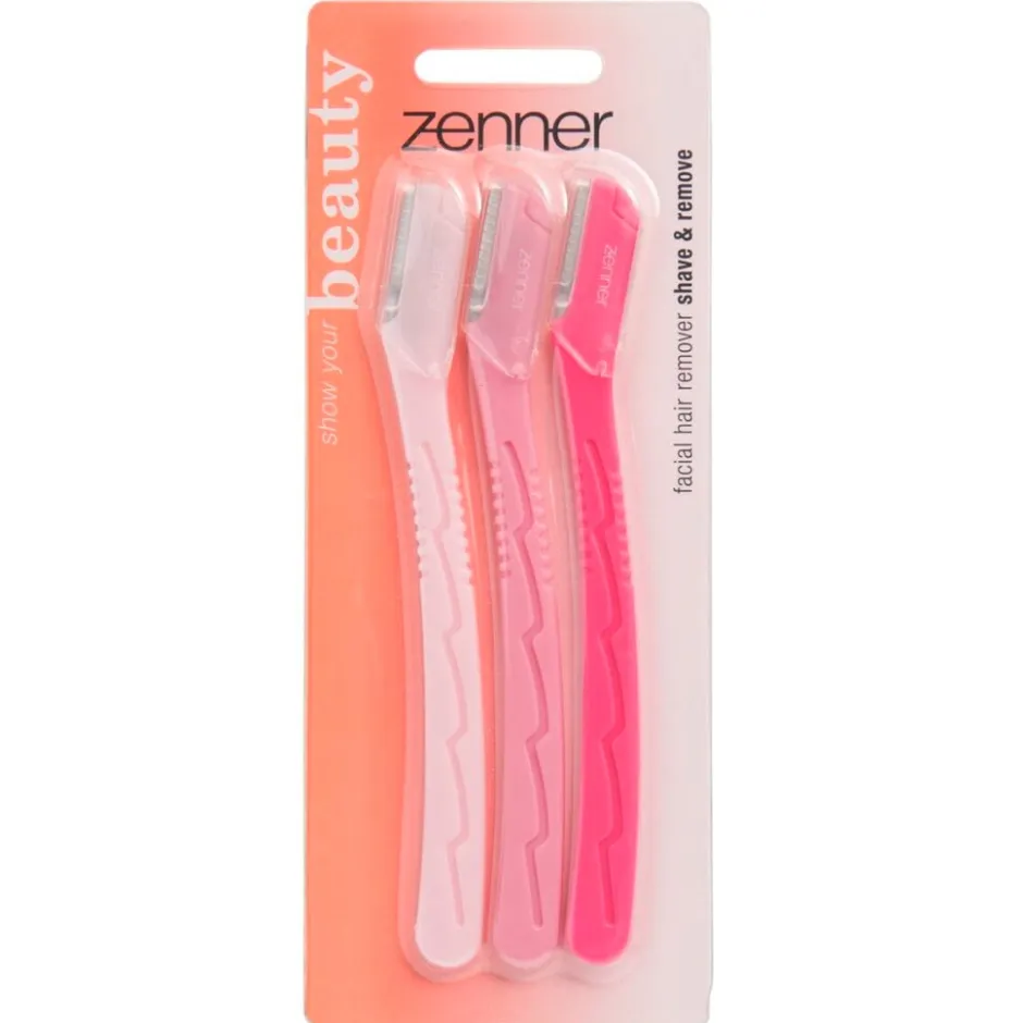 Zenner Facial Hair Remover Wenkbrauwscheermesjes< Pincetten