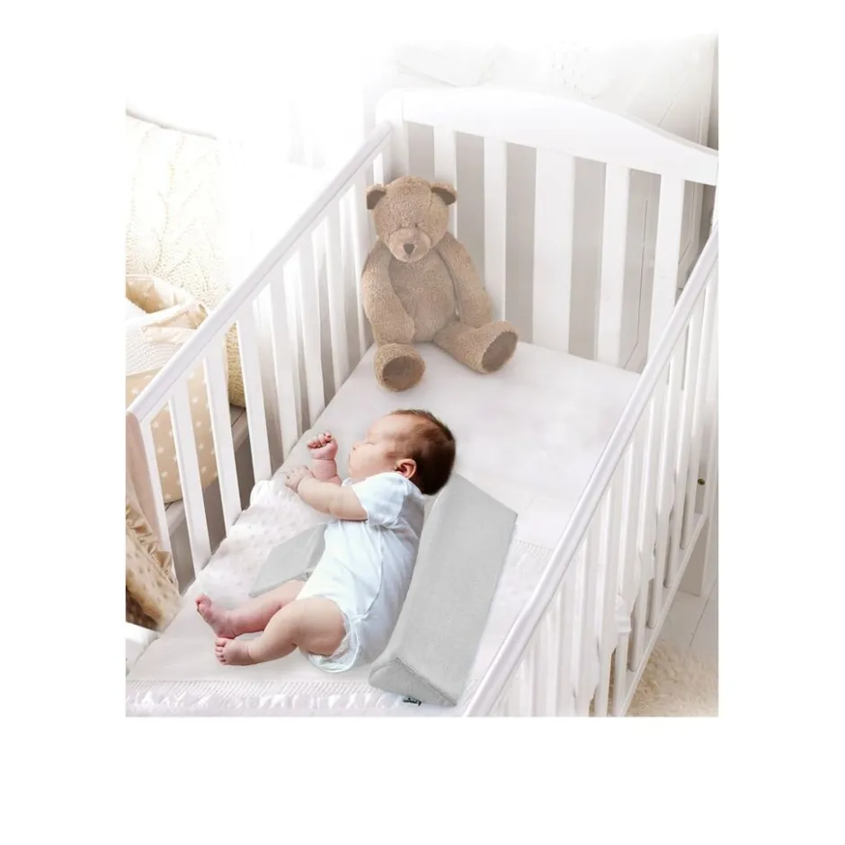 Babyjem Zijslaap Kussen Grijs< Baby Beddengoed