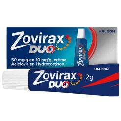 Duo Aciclovir 50mg/g en Hydrocortison 10mg/g Koortslipcrème|Zovirax Best