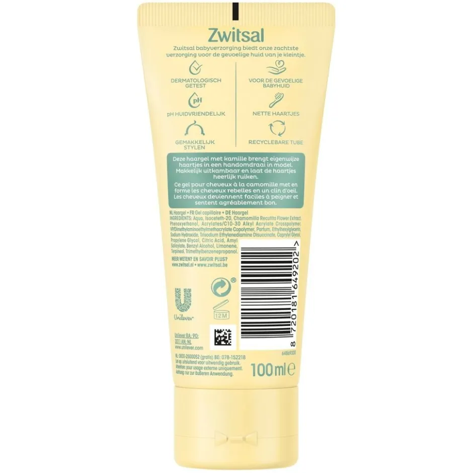 Zwitsal Haargel< Baby Haarverzorging