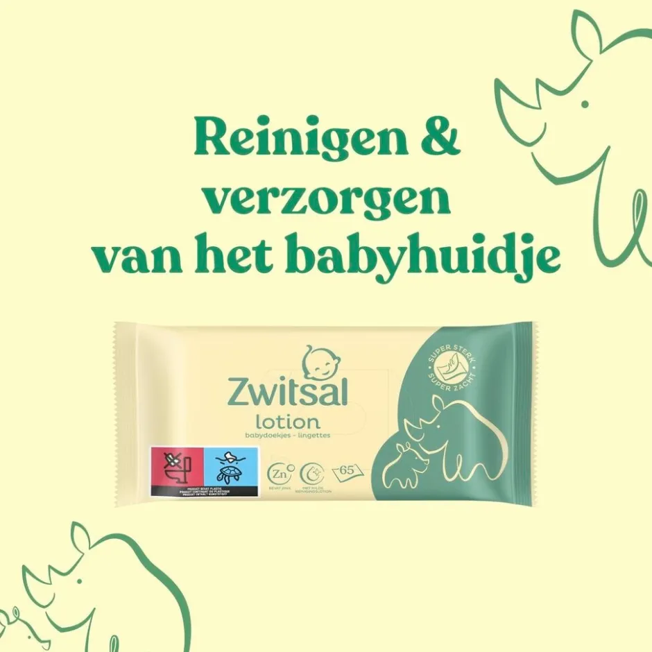 Lotion Billendoekjes|Zwitsal Hot