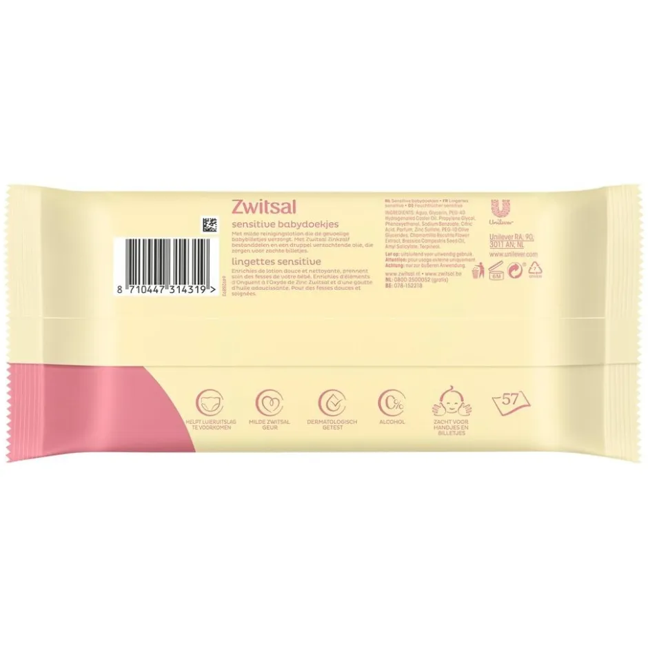 Sensitive Billendoekjes|Zwitsal Outlet