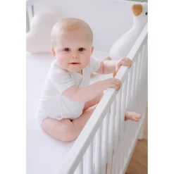 ZZZOO Airgosafe 60 x 120 cm Wit Ledikant Hoeslaken Duopack< Baby Beddengoed